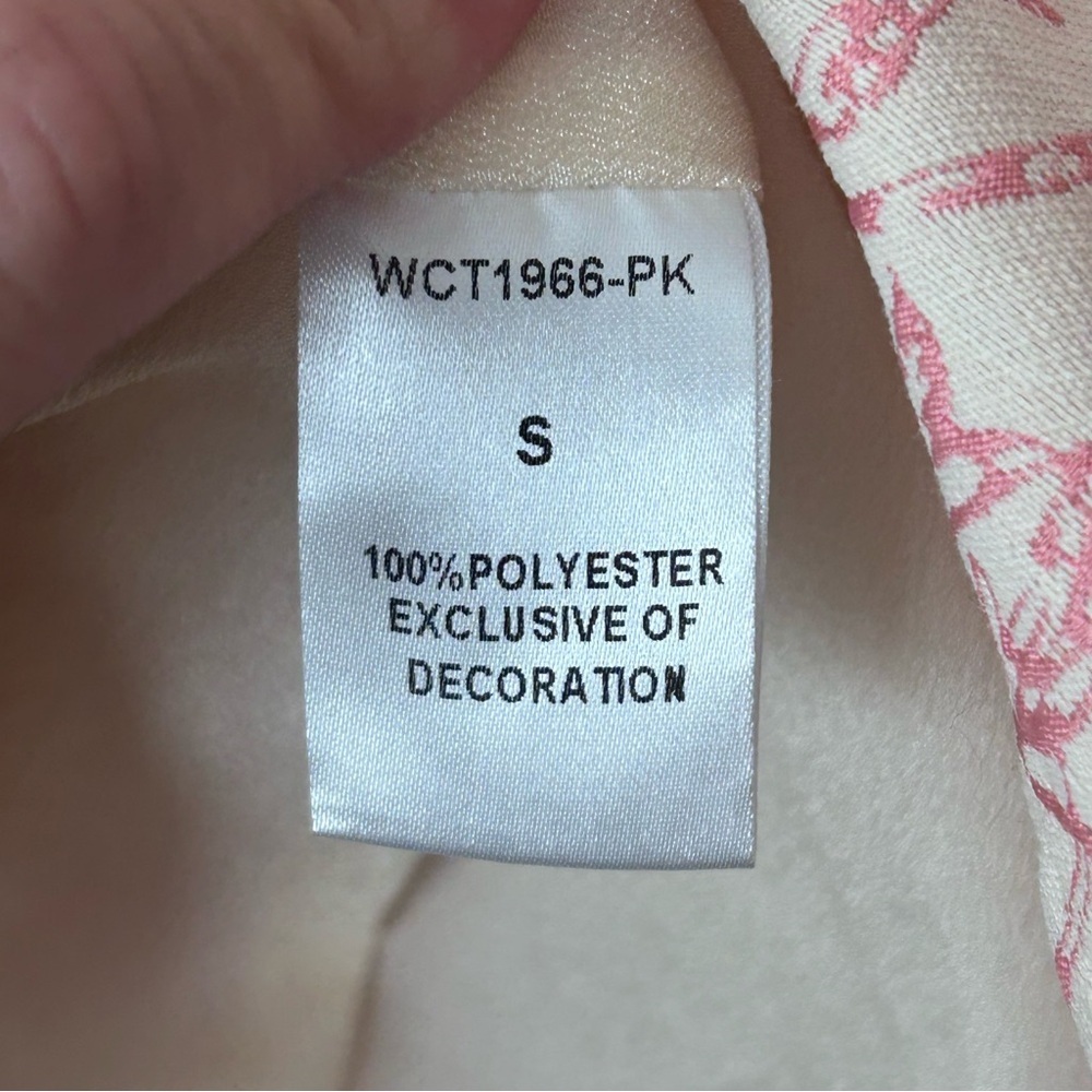 THML Pink Floral Dress Short Small - Picture 9 of 9